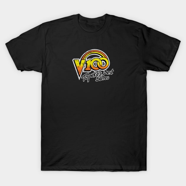 V100 Faded 80s T-Shirt by TopCityMotherland